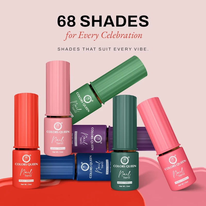 Colors Queen Nail Trend Glossy Nail Polish | Chip Resisting & Quick Drying Nail Paint with High Shine | 7 Toxin Free Formula | Vegan & Cruelty Free | Long Lasting & Vibrant Nail Paint for Women (Apple Slice, 13ml) thumbnail 5